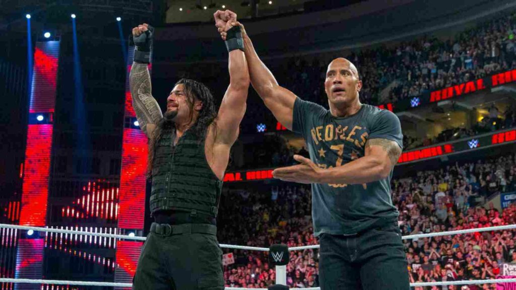 Roman Reigns and the Rock