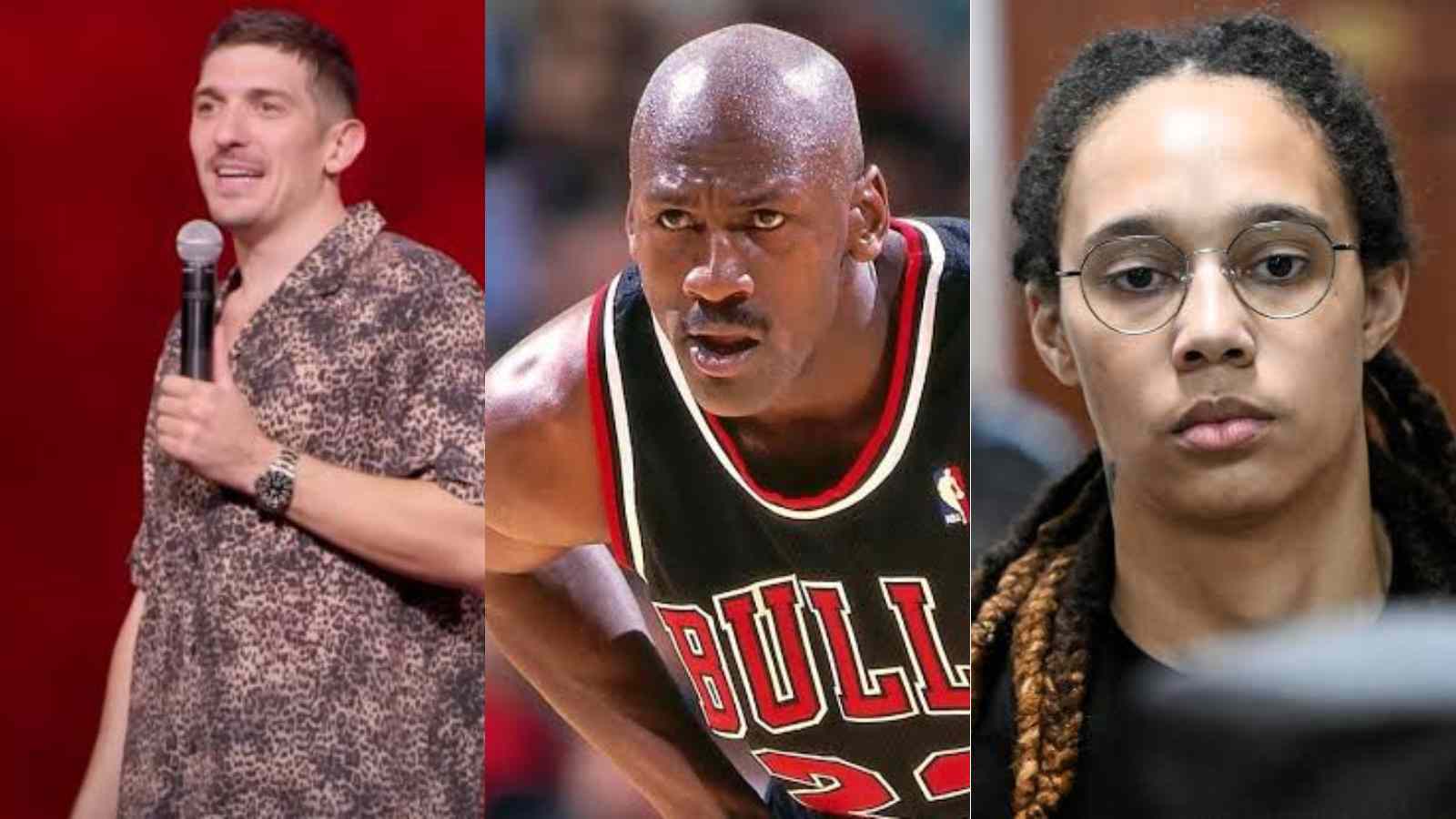 “US dropping Nuke on Russia for Michael Jordan” Controversial $1.4 Million comedian laughed off a controversial take on Brittney Griner being held CAPTIVE in Russia