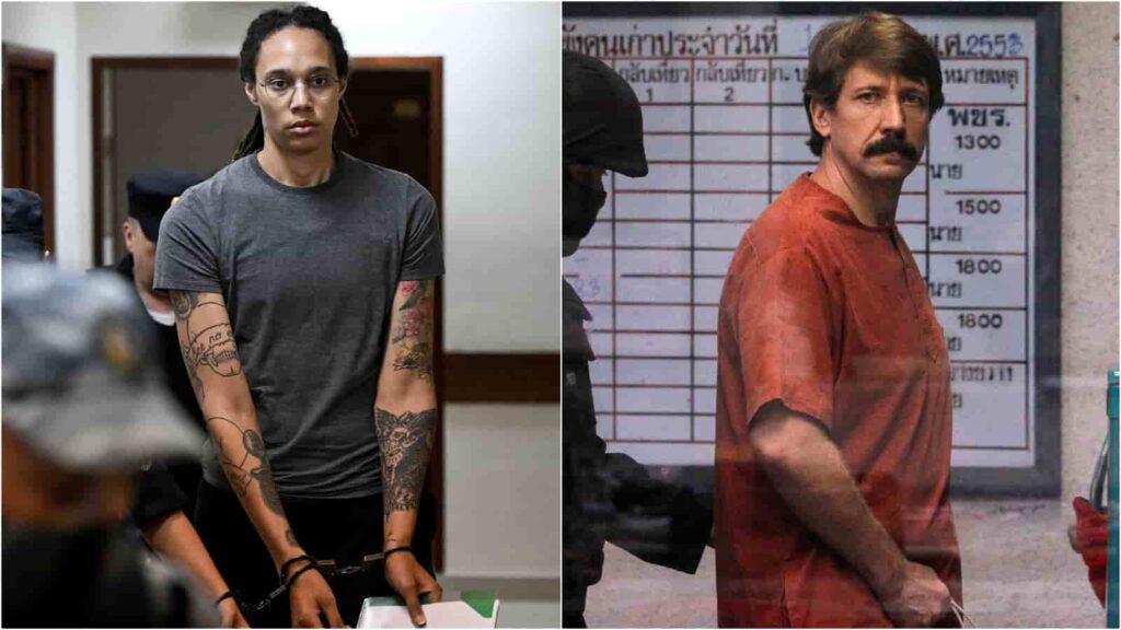 Brittney Griner and Viktor Bout