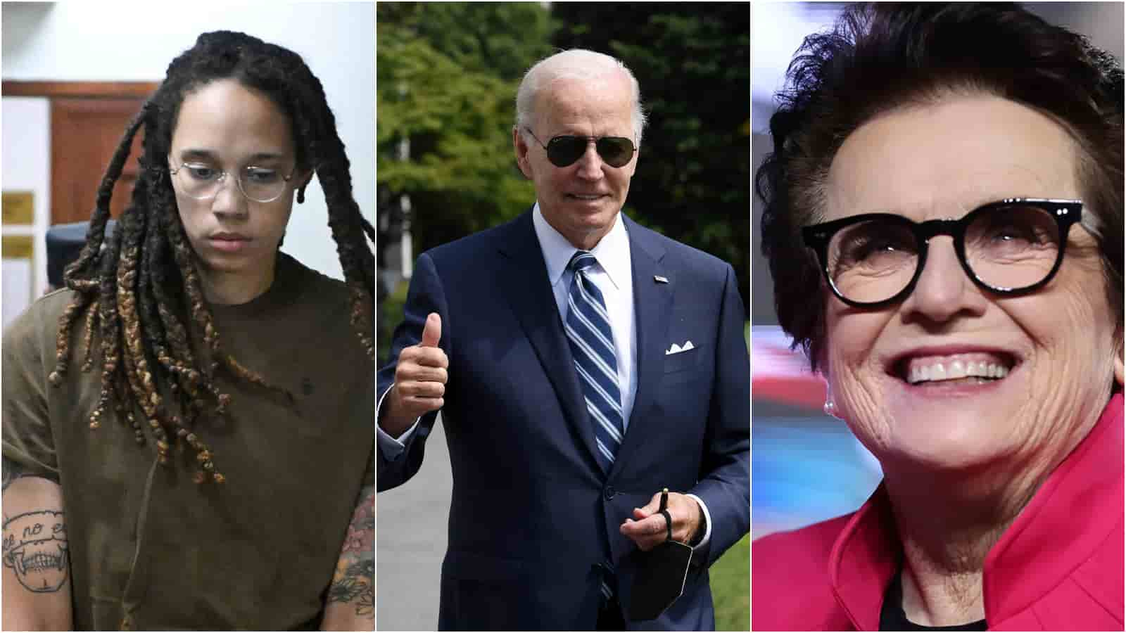 Billie Jean King thanks Joe Biden for securing the release of Brittney Griner who was arrested in Russia for the last 294 days