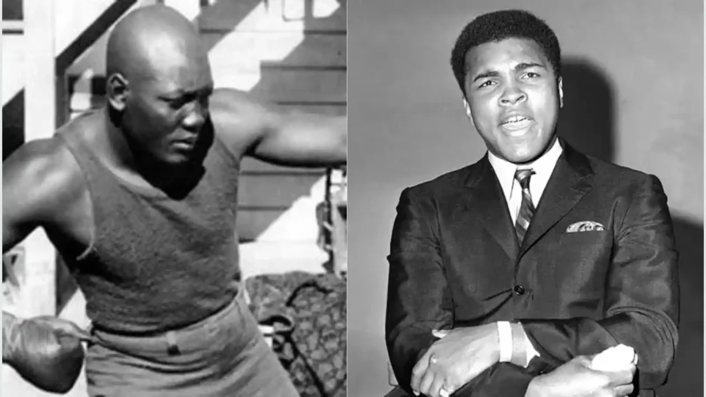 Jack Johnson inspired Muhammad Ali