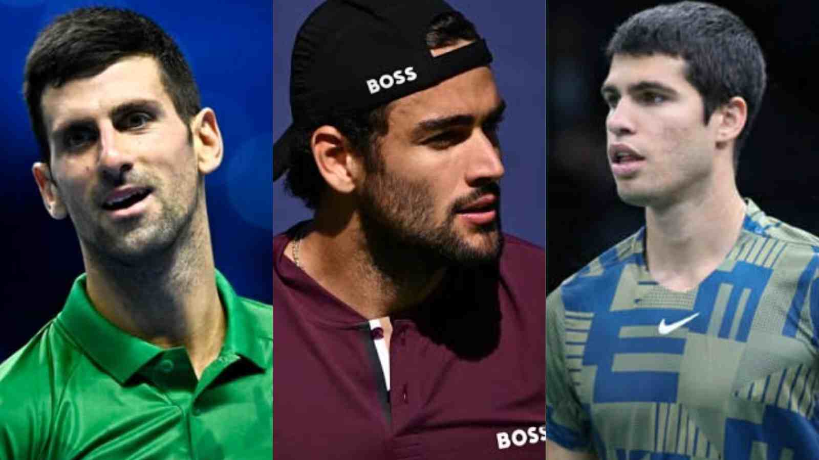 Matteo Berrettini reveals that Novak Djokovic’s absence played a crucial role in Carlos Alcaraz’s successful season