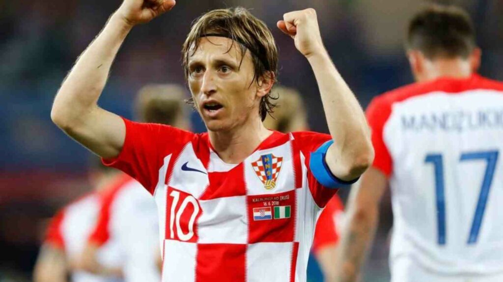 Croatia captain Luka Modric