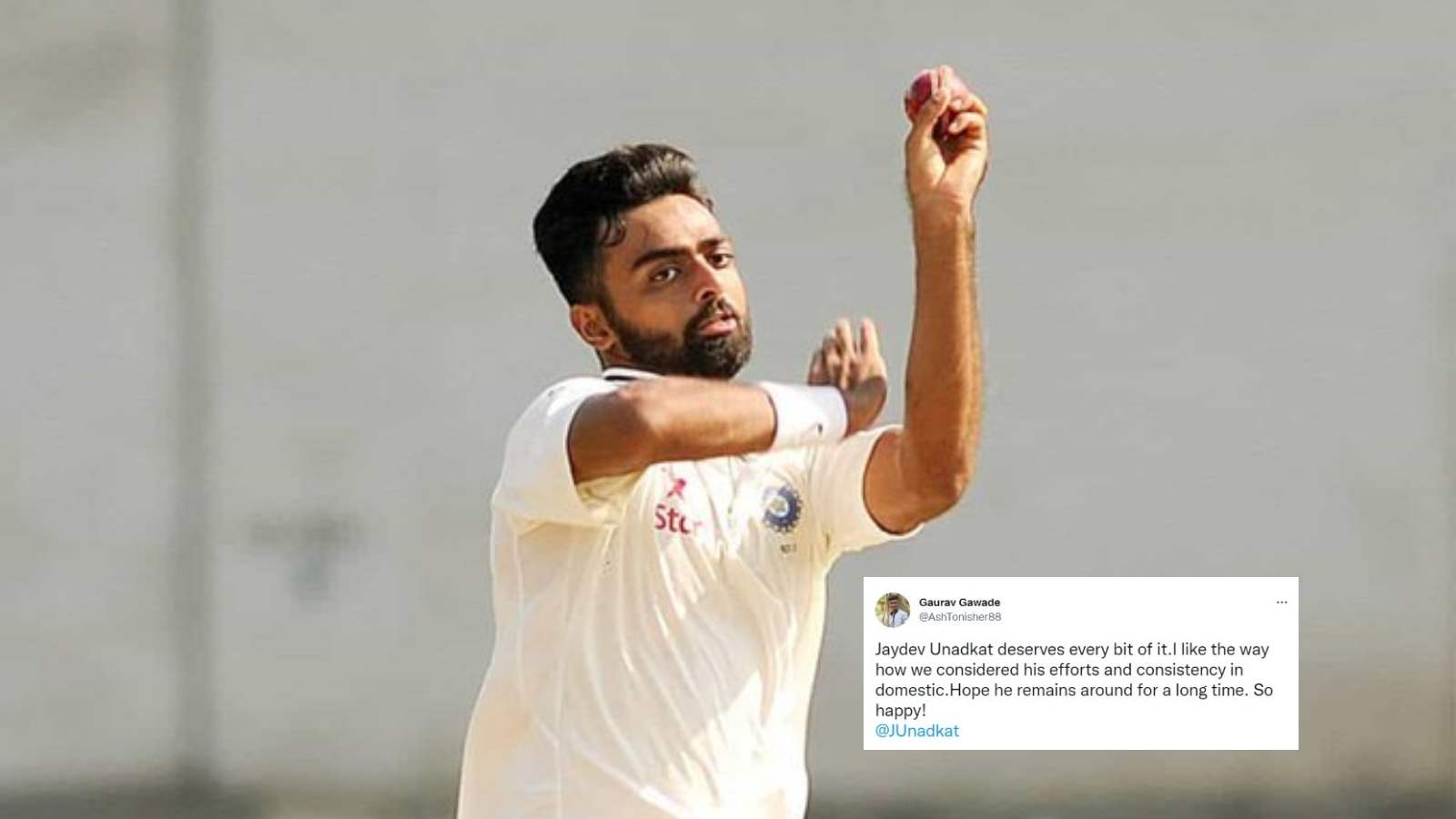 “Hardwork pays off”-Twitter reacts as Jaydev Unadkat receives Test call-up after 12 years to replace Mohammed Shami for Bangladesh series