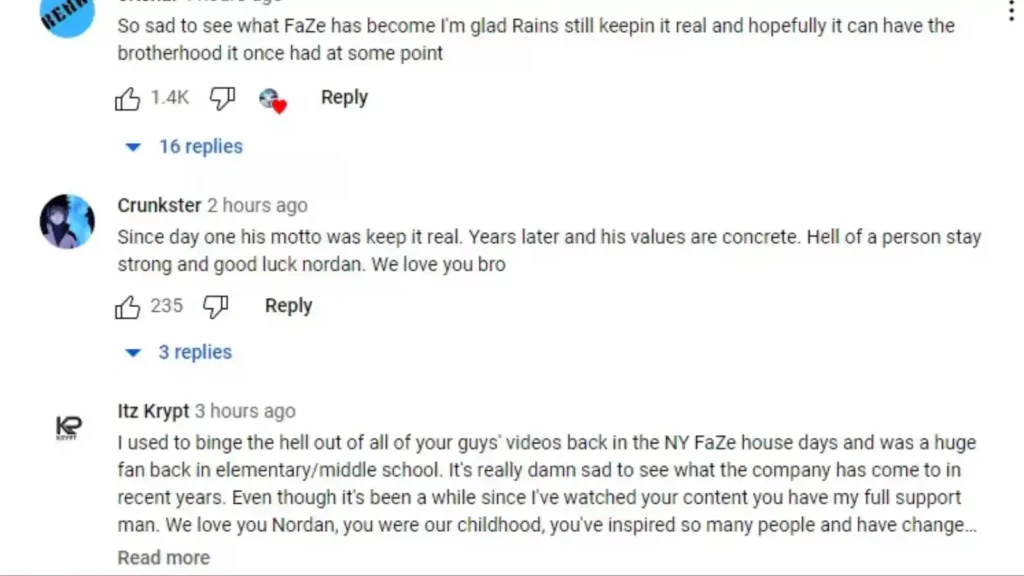 "I held that frustration for years", FaZe Rain exposes confidential information on his organization that could get him sued