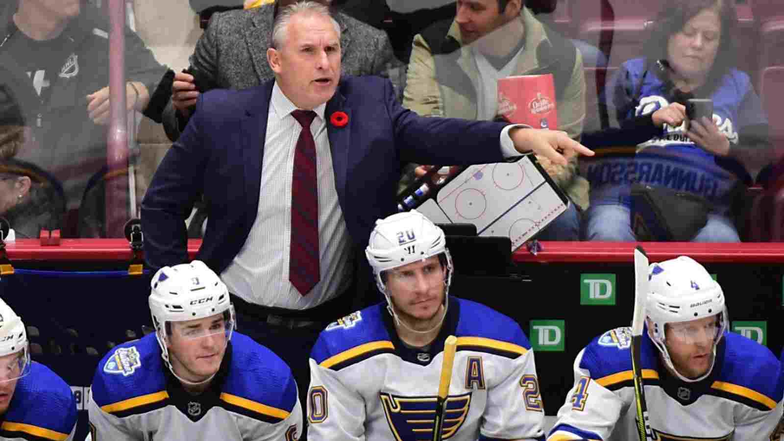 <strong></noscript>“That’s the bottom line” – Craig Berube losing his MIND after Blues’ continuous DOWNHILL performance in 2022-23 NHL season</strong>