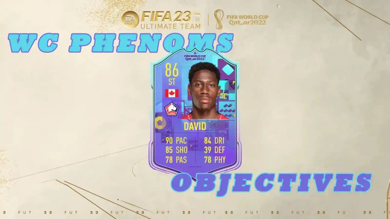 FIFA 23: How to Complete the World Cup Phenoms Jonathan David Objective