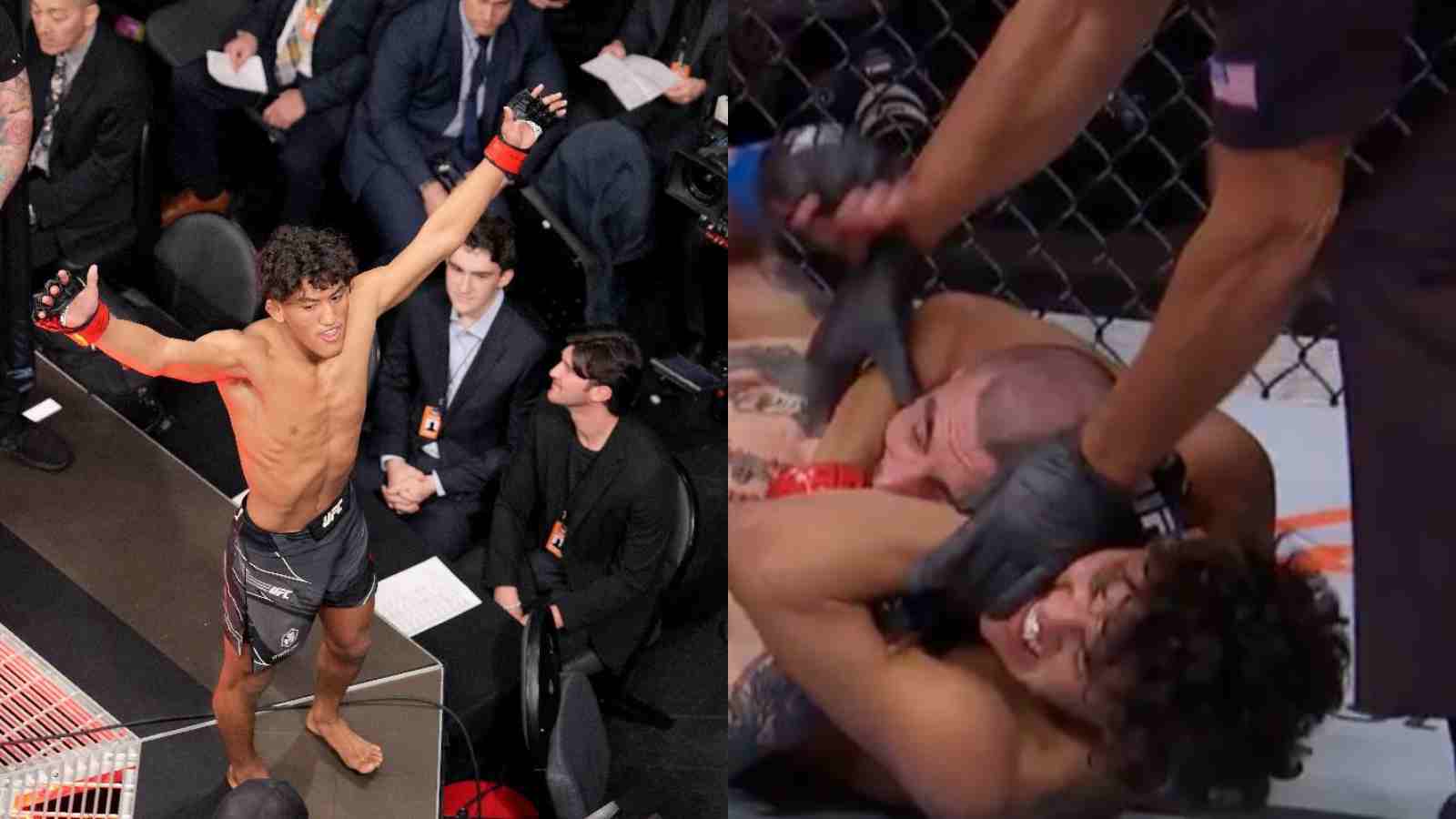 “Got subbed by a senior in high school” – Twitter erupts as 18-year-old Raul Rosas Jr. makes history by becoming youngest fighter to win in UFC