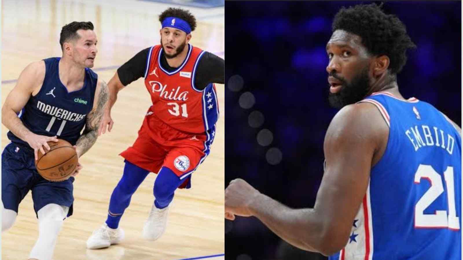 “JJ was another level,” Joel Embiid disses as well as compliments former teammate Seth Curry at the same time