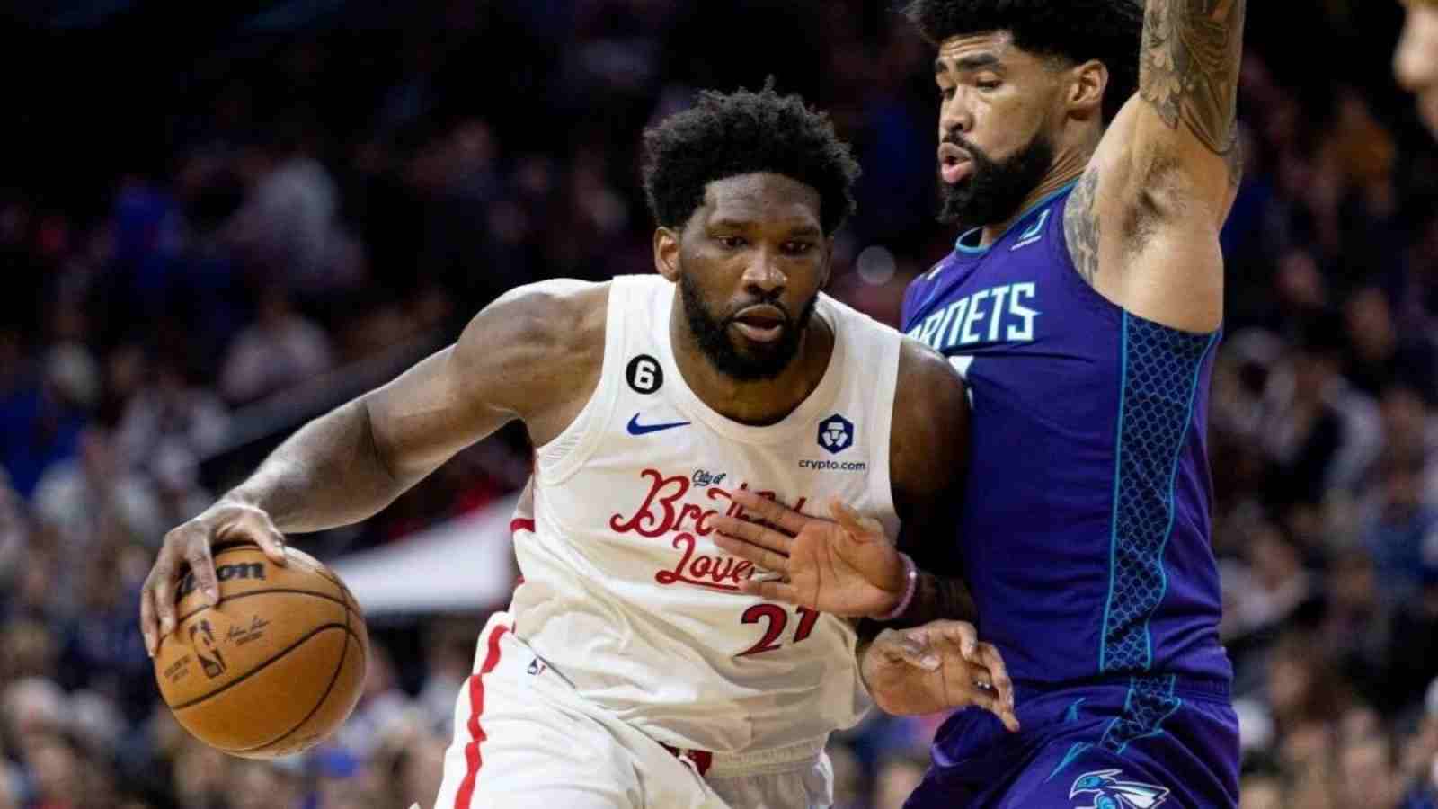 “Give this man the respect he deserves” – Fans approve of Joel Embiid’s dance moves after an emphatic 53-point performance against Michael Jordan’s Hornets