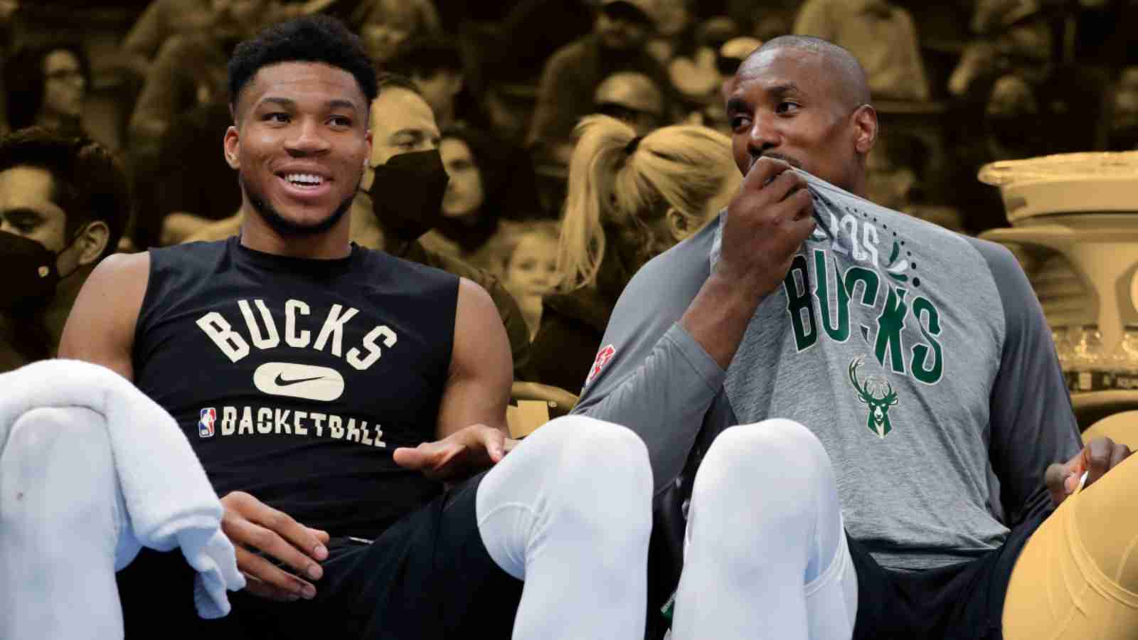 “You’re not an artist,” Giannis Antetokounmpo delivers hilarious message to Serge Ibaka as he tries his hand in another profession