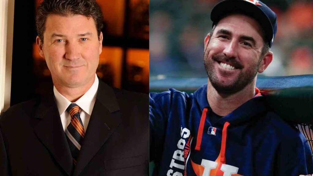 Mario Lemieux and Justin Verlander [Image Credit: Pittsburg Magazine/ Houston Astros - Twitter]