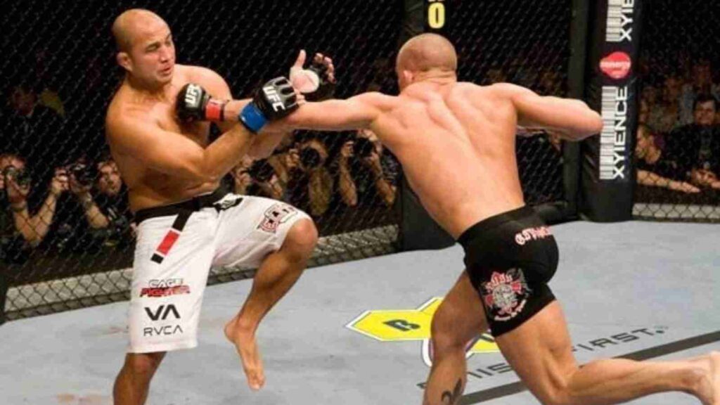 BJ Penn (L) fights George St.Pierre (R) [Image Source - UFC]