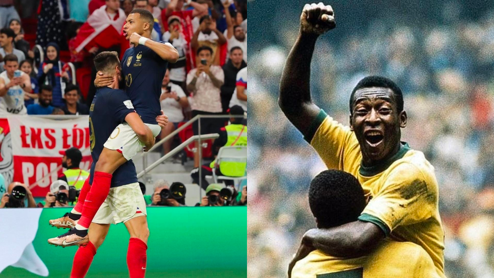 Kylian Mbappe will look to channel his inner Pele as France fight Morocco in the semi-finals of the World Cup