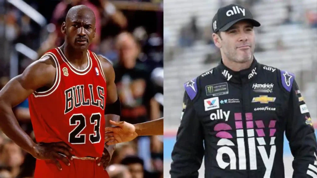 Michael Jordan and Jimmie Johnson