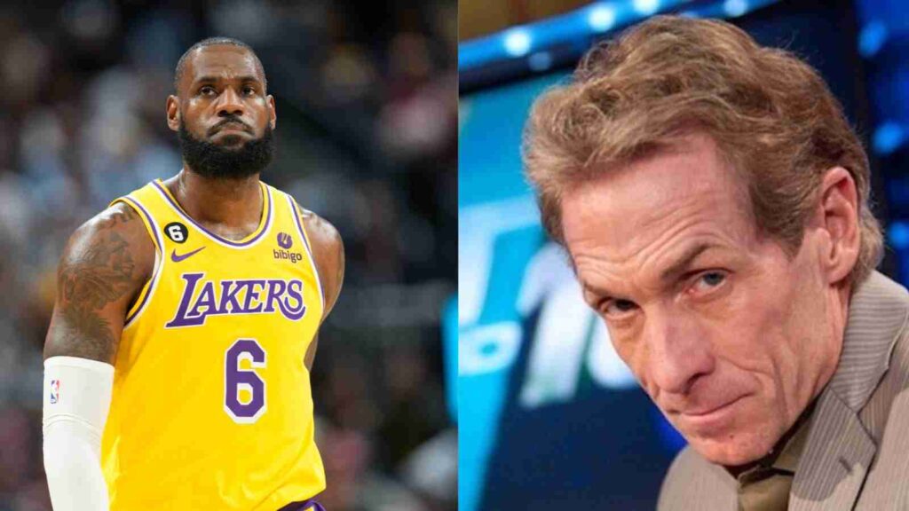 LeBron James and Skip Bayless