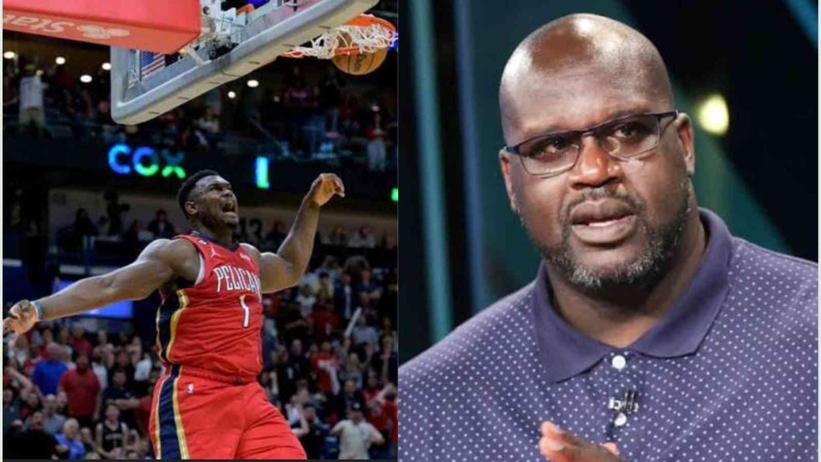 “He’s probably more explosive than….” Shaquille O’Neal applauds Zion Williamson in his breakout season