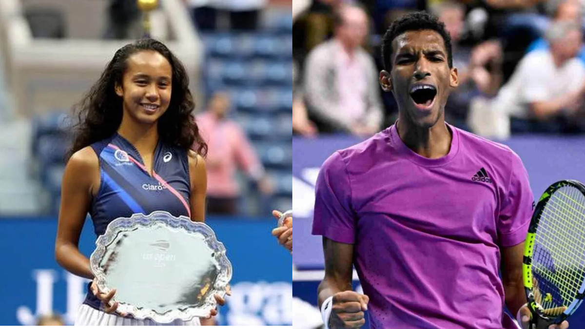 Leylah Fernandez and Felix-Auger Aliassime crowned Player of the Year by Tennis Canada