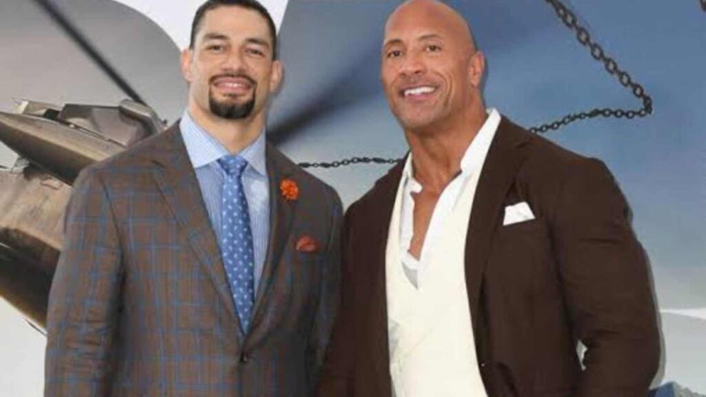 Dwayne Johnson and Roman Reigns. (Image Credits- Pop Sugar)