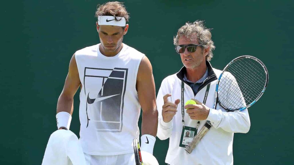 Rafael Nadal and Francisco Roig