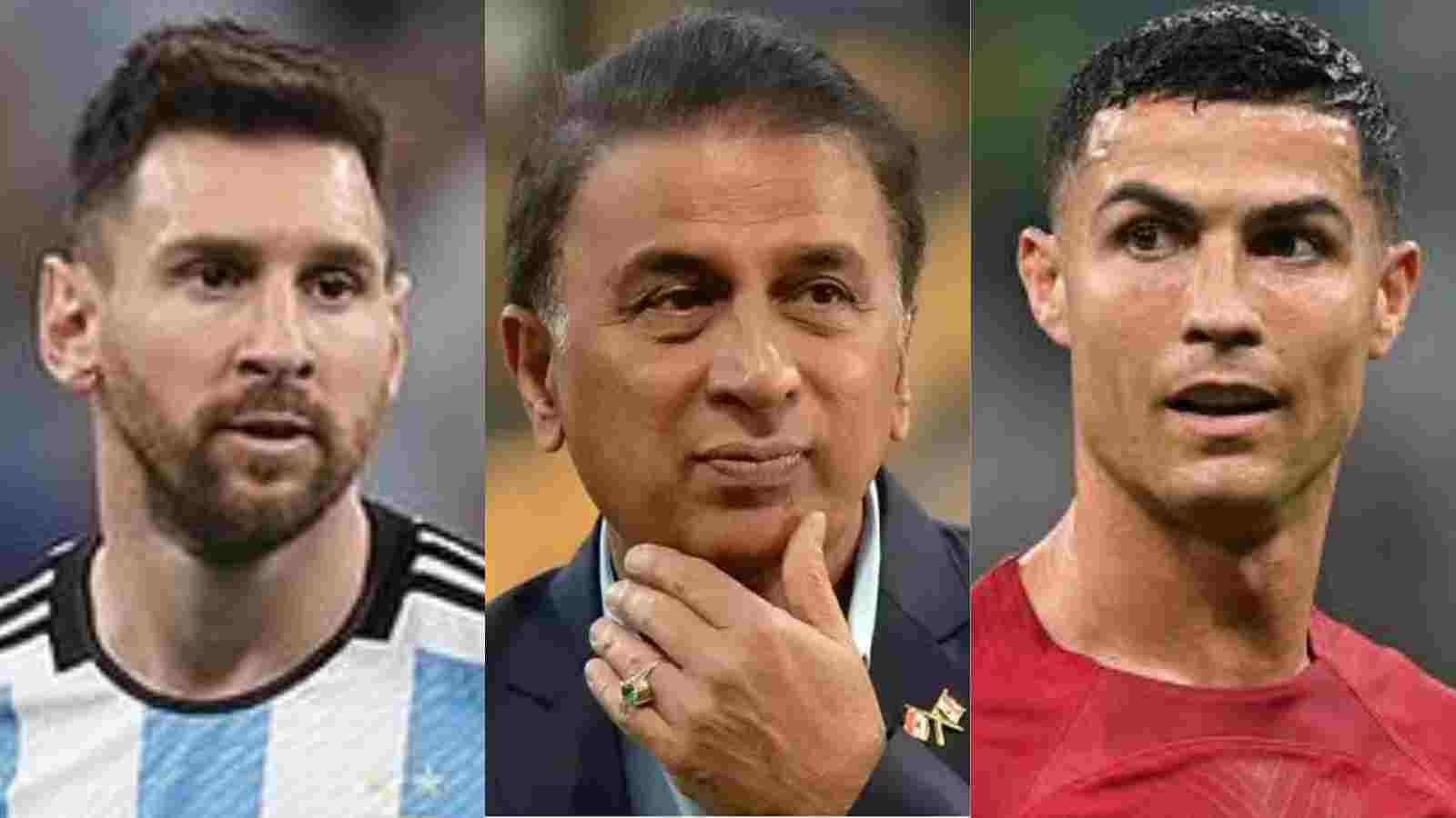 “For me of course….”- Sunil Gavaskar picks his favorite footballer between Ronaldo and Messi