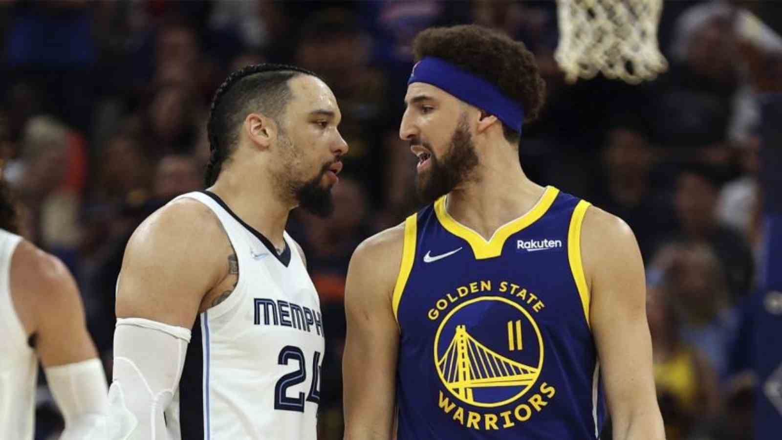 “He was talking a little smack when we lost” Dillon Brooks sends Klay Thompson a stern warning ahead of Christmas day matchup