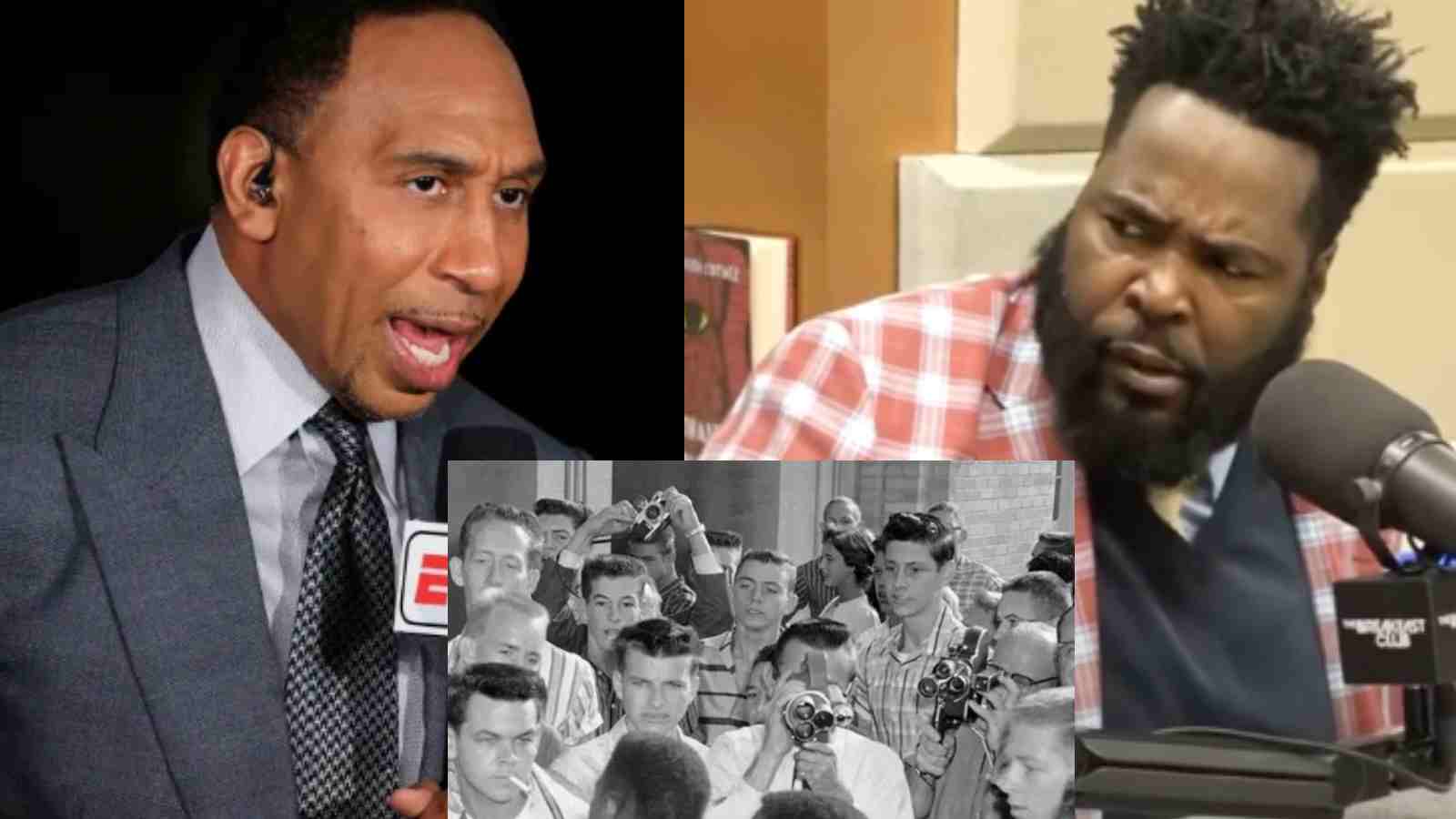 Stephen A. Smith claps back at Dr. Umar Johnson for 150,000 lashes’ take regarding Jerry Jones’ controversial picture