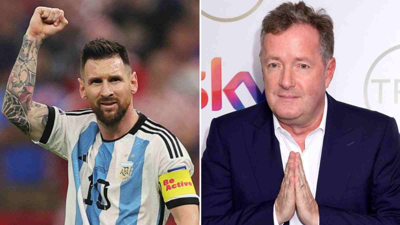 “Lionel Messi will cry,” Piers Morgan delivers his verdict on 2022 FIFA World Cup final between Argentina and France