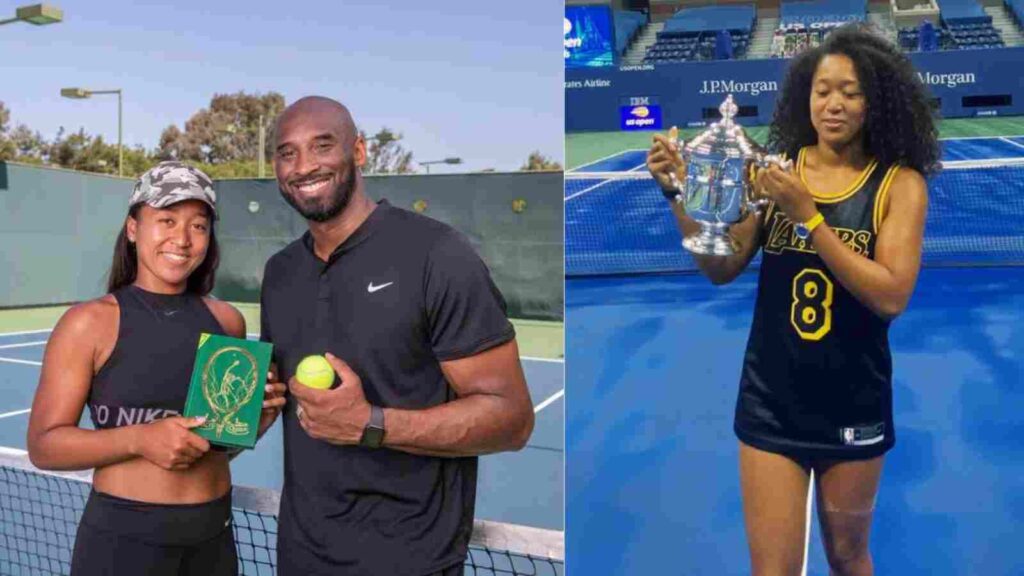 Naomi Osaka and Kobe Bryant (Image Credit: Sportsmanor)