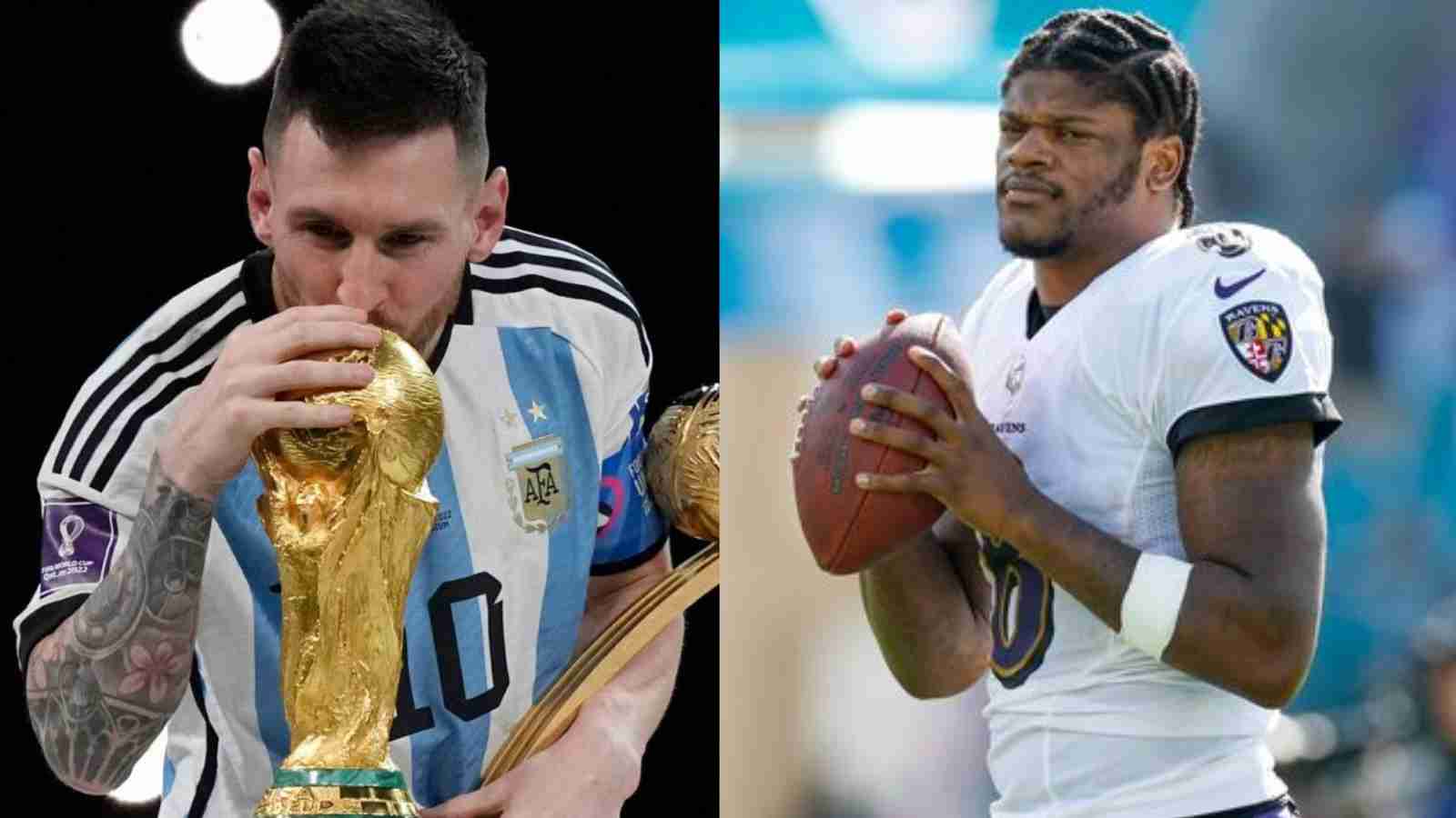 Ravens QB Lamar Jackson recognizes Lionel Messi’s GREATNESS after Argentina’s World Cup triumph