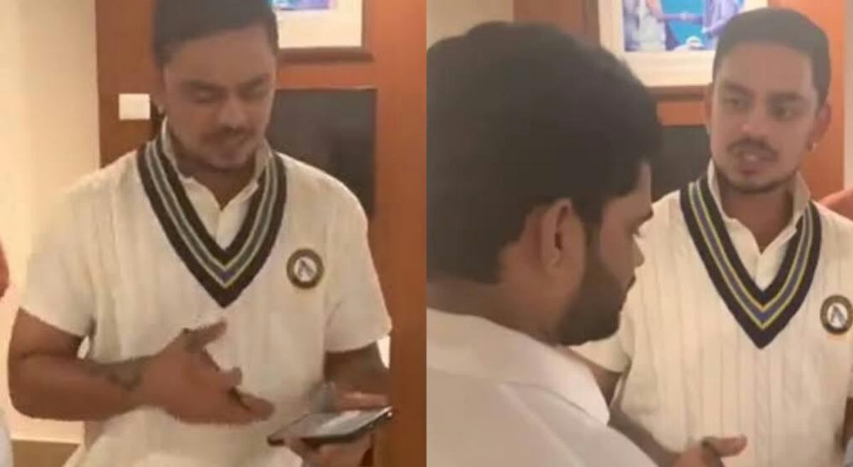 WATCH: “Mahi bhai ka signature hain yaar, uske uper main kaha se ghus jaau?”- Ishan Kishan turns down fan’s request to sign next to MS Dhoni’s signature