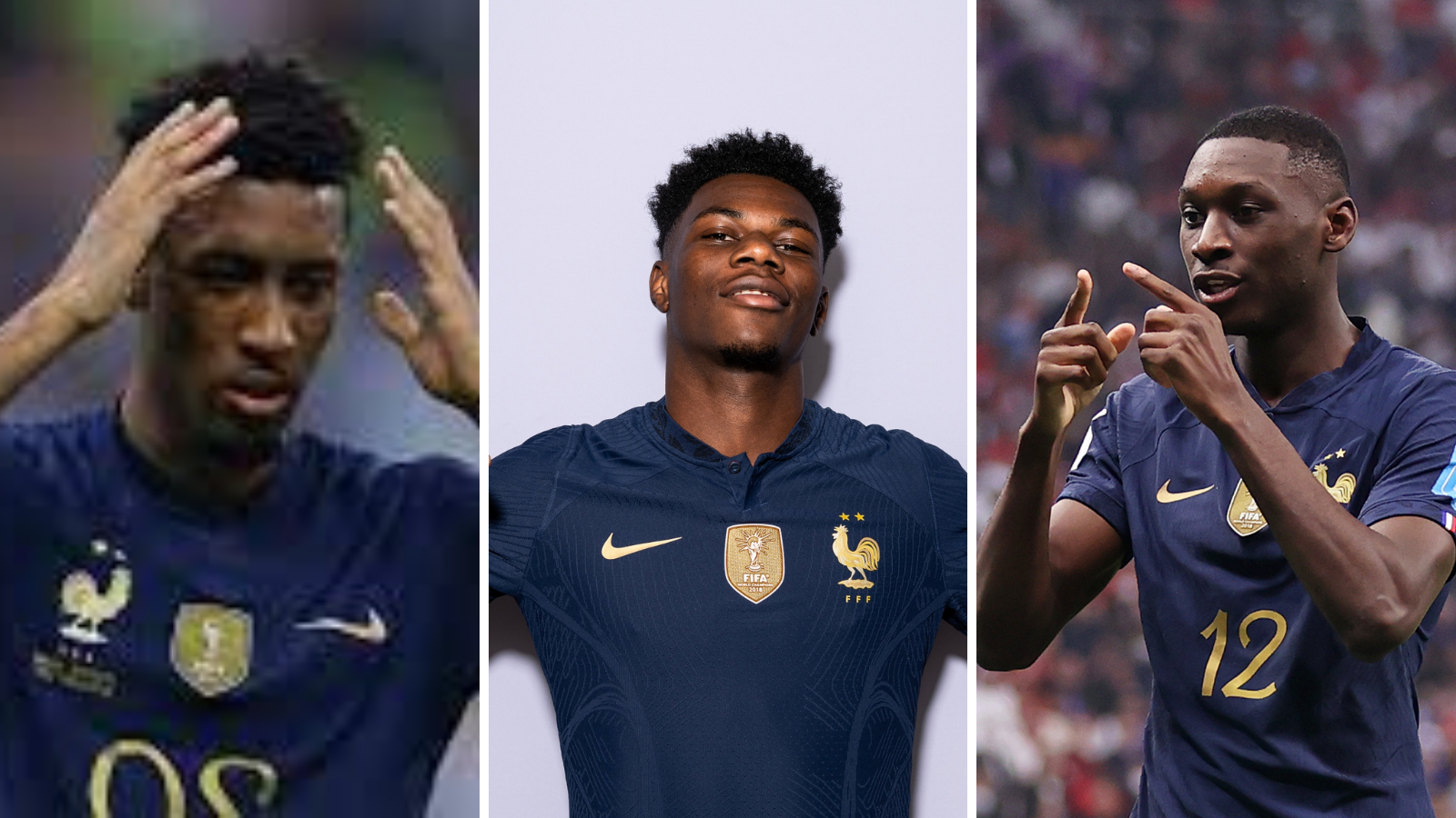 Key French players Aurélien Tchouaméni and Kingsley Coman receive online abuse after missing penalty during 2022 FIFA World Cup final