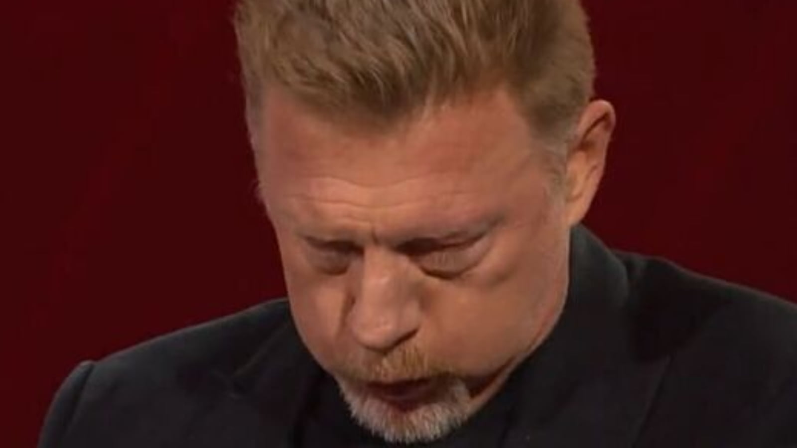 Boris Becker breaks down during an interview recalling the horrors of prison and escape from murder threats