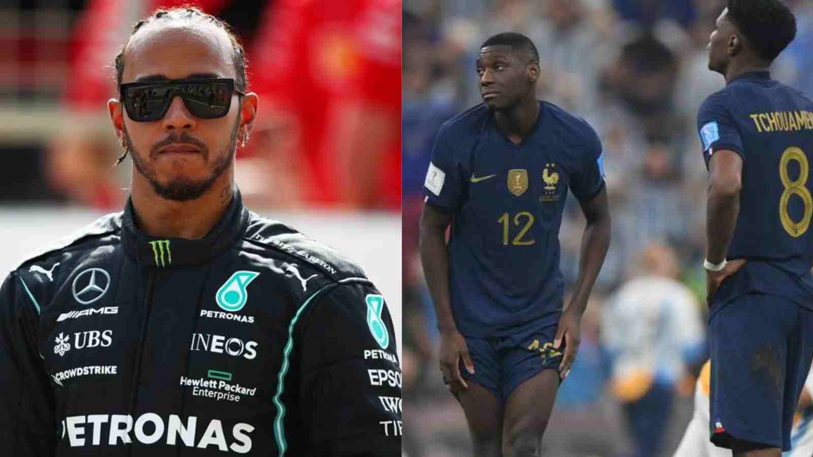 “Disgusted but not surprised” – Lewis Hamilton comes in defense of racially abused French football stars Tchouameni and Kolo Muani