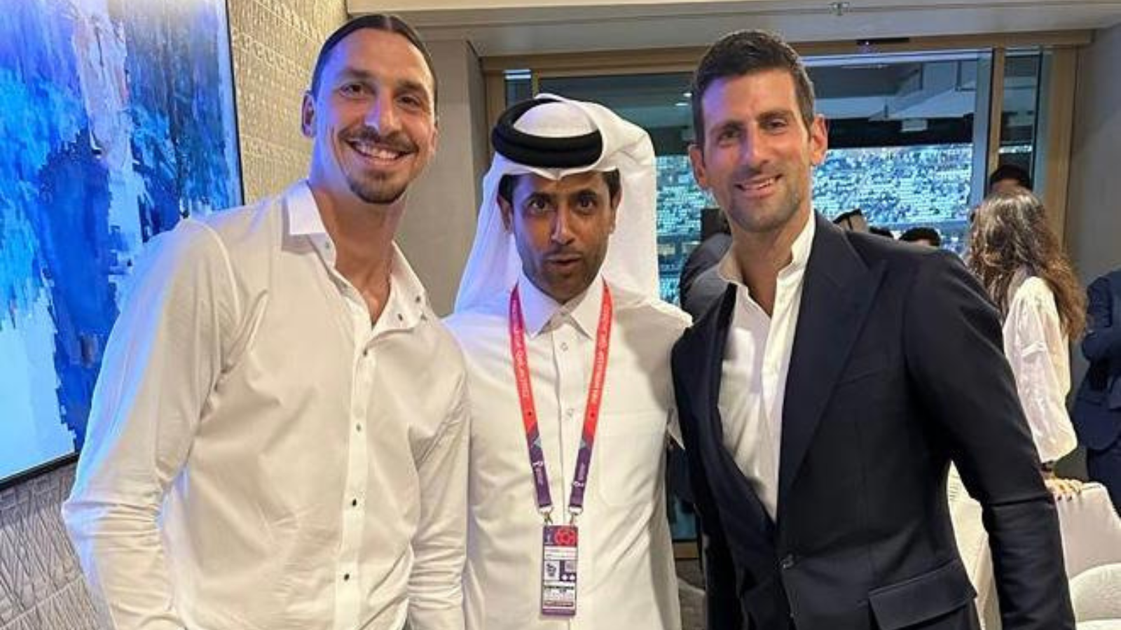 Zlatan Ibrahimovic posts picture with Novak Djokovic after bidding goodbye to 2022 FIFA World Cup in Qatar