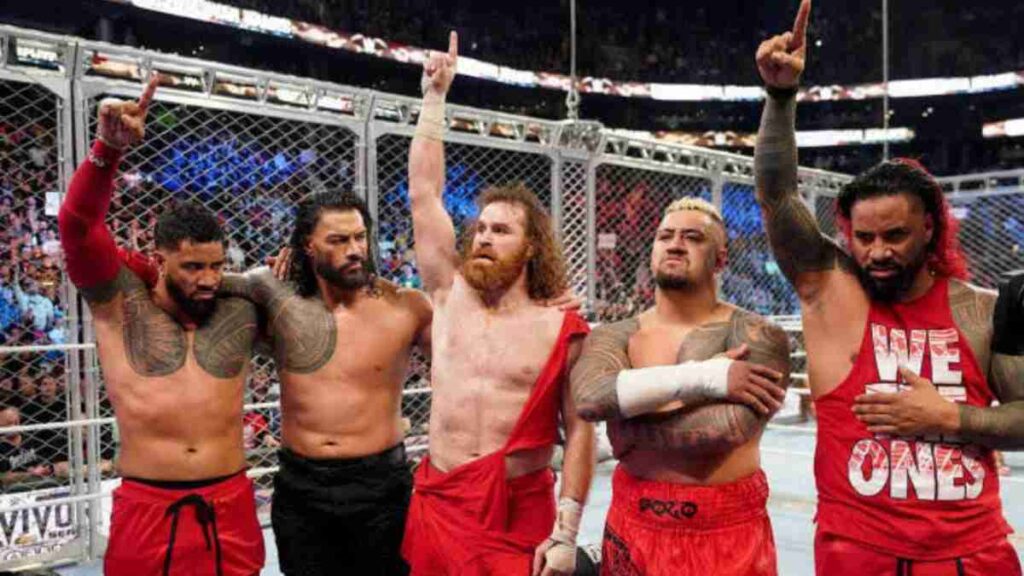 Sami Zayn with the Bloodline (Image Credits- Yahoo)