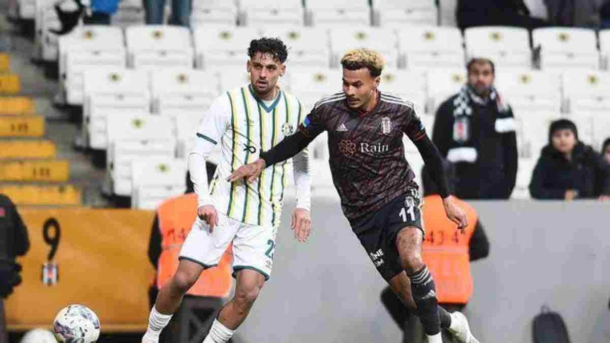 WATCH: Former Tottenham star Dele Alli booed by Besiktas fans after 29 minutes of poor display against Turkish third-division side