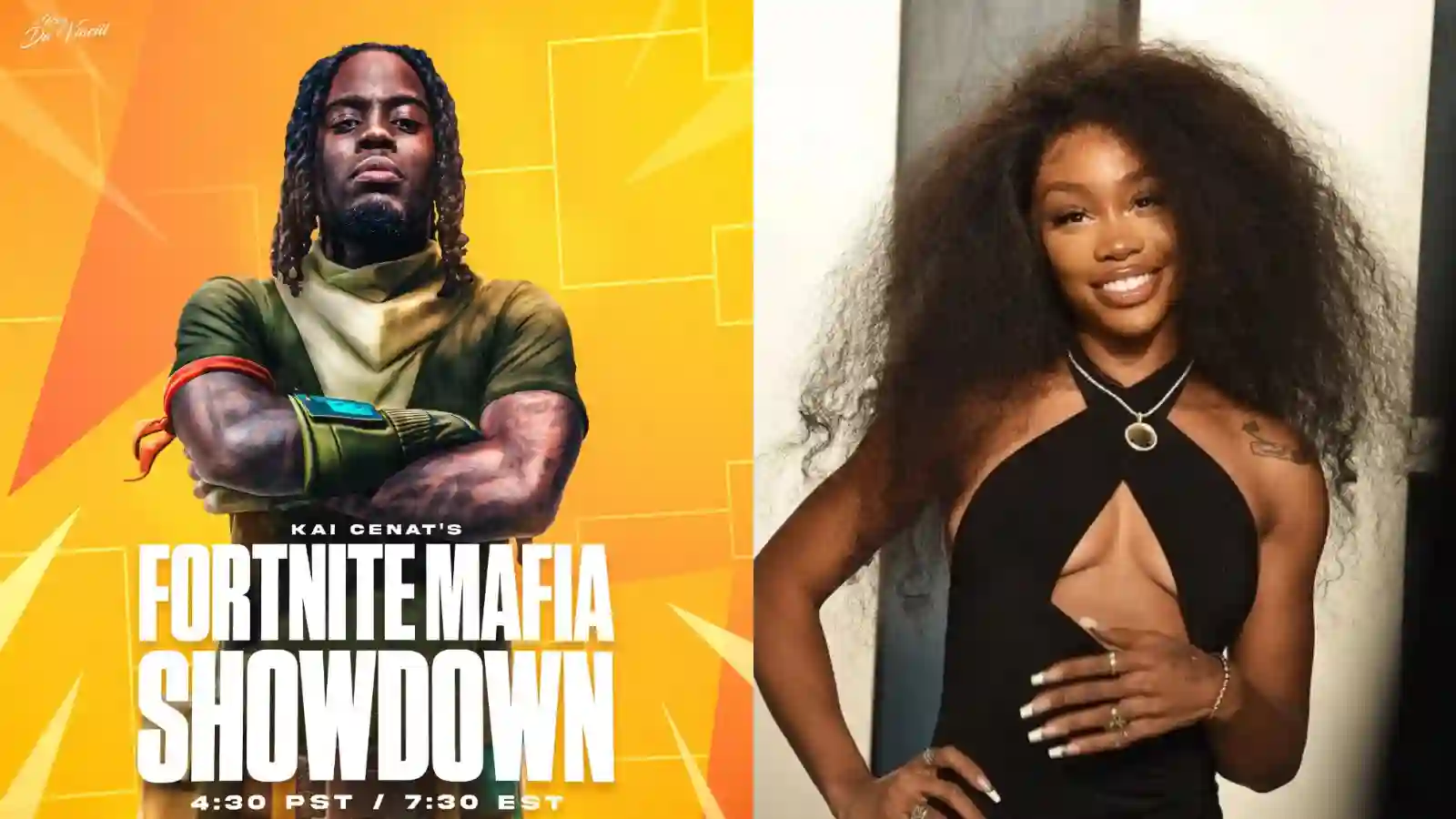 Kai Cenat announces his own Fortnite tournament and a collaborative stream with American singer SZA