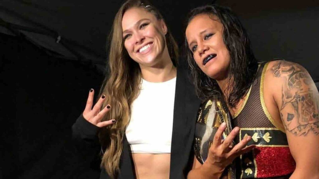 Shayna Baszler and Ronda Rousey