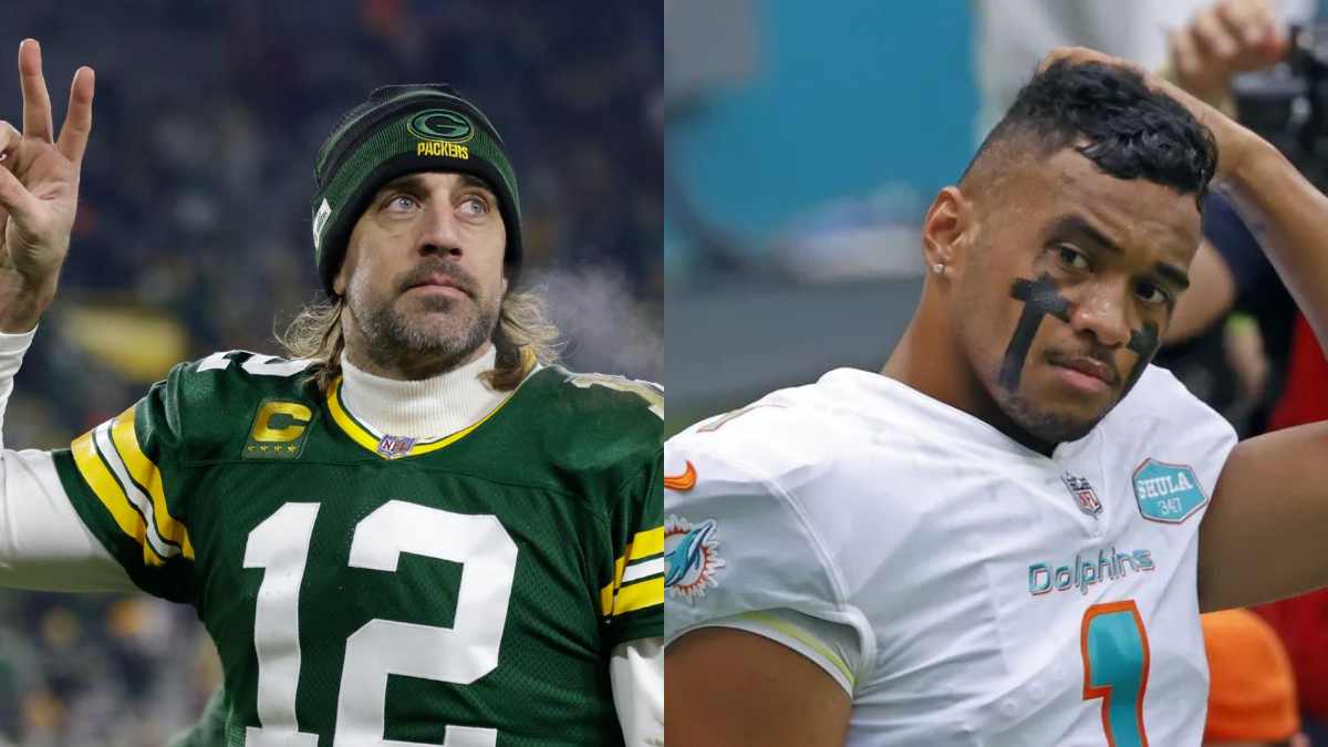 “I enjoy the way he plays,” Aaron Rodgers gives Tua Tagovailoa a heartwarming compliment amid Dolphins QB’s Pro Bowl snub