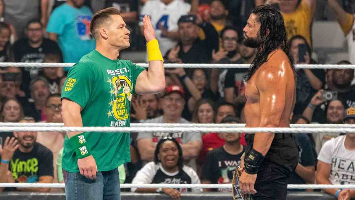 Report : EXCITING plans for John Cena and Roman Reigns heading into Wrestlemania 39 revealed