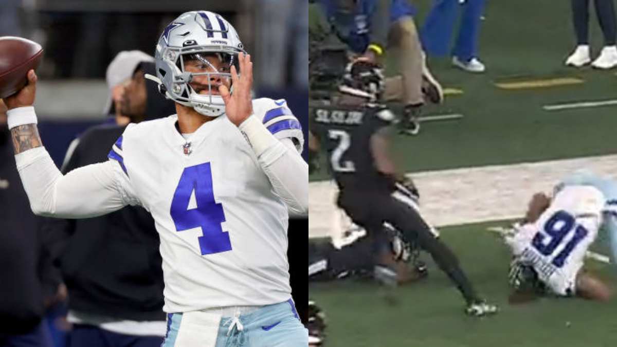 WATCH: “Greatest throw of his f***ing career” – NFL Twitter in shock as Dak Prescott welcomes T. Y. Hilton to the Cowboys with a CLUTCH throw